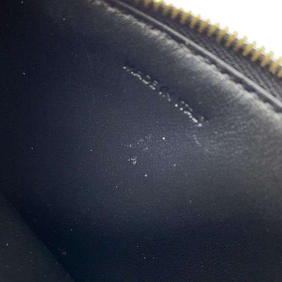 Celine Card Case Cuir Triomphe Shiny Calfskin Wallet Black - Picture 5 of 8